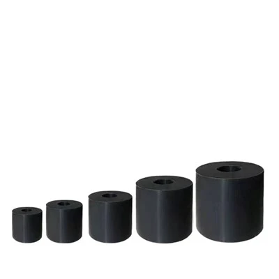 Sérsniðin hár teygjanlegur sívalur gúmmí Bushing Buffer gúmmí Spring